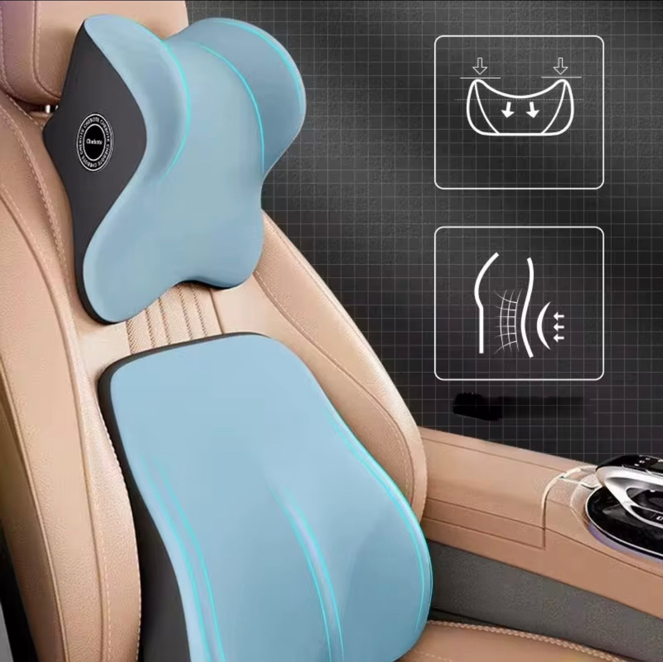 Car Neck & Lumbar Support