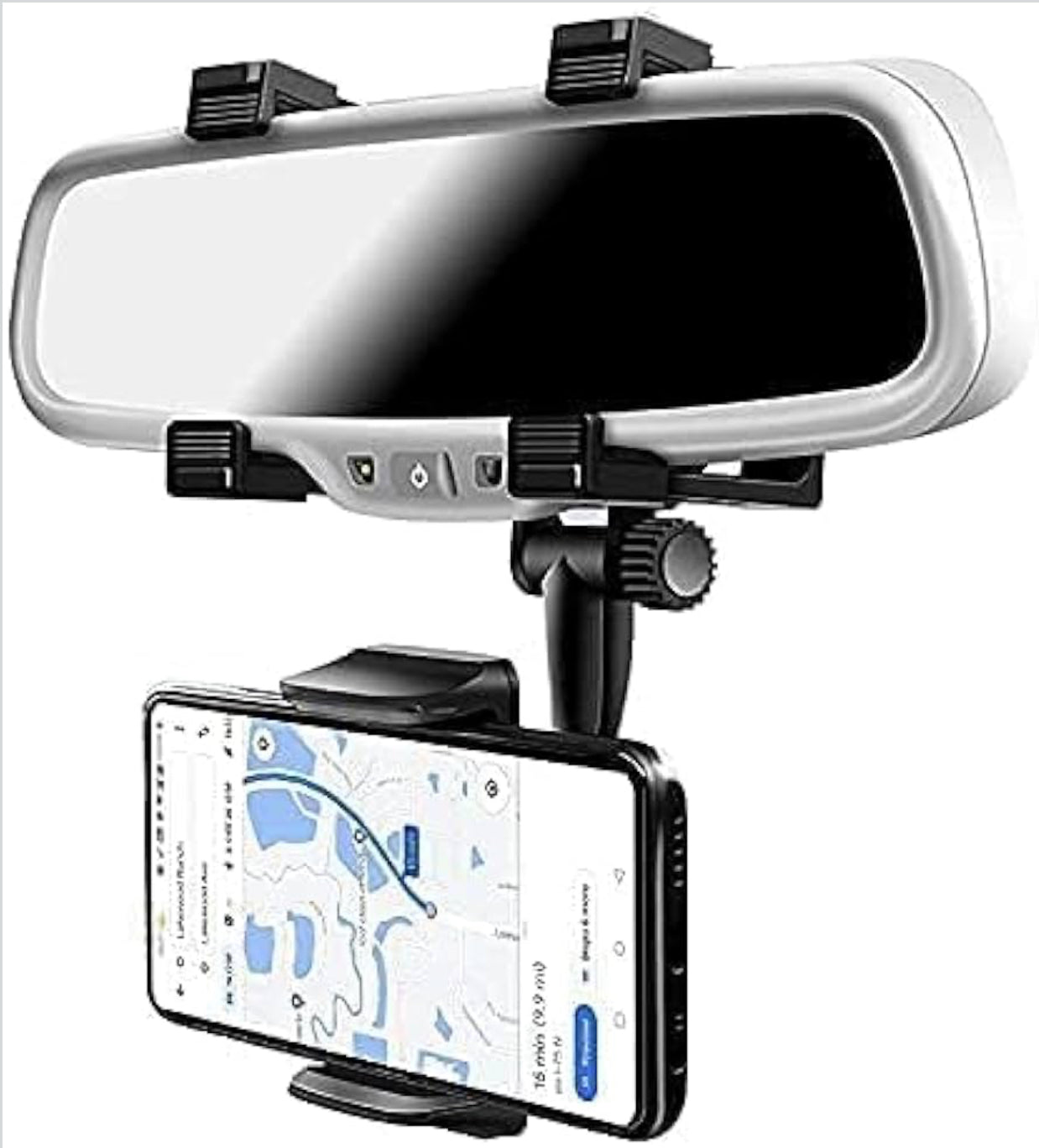 Mobile car mirror holder