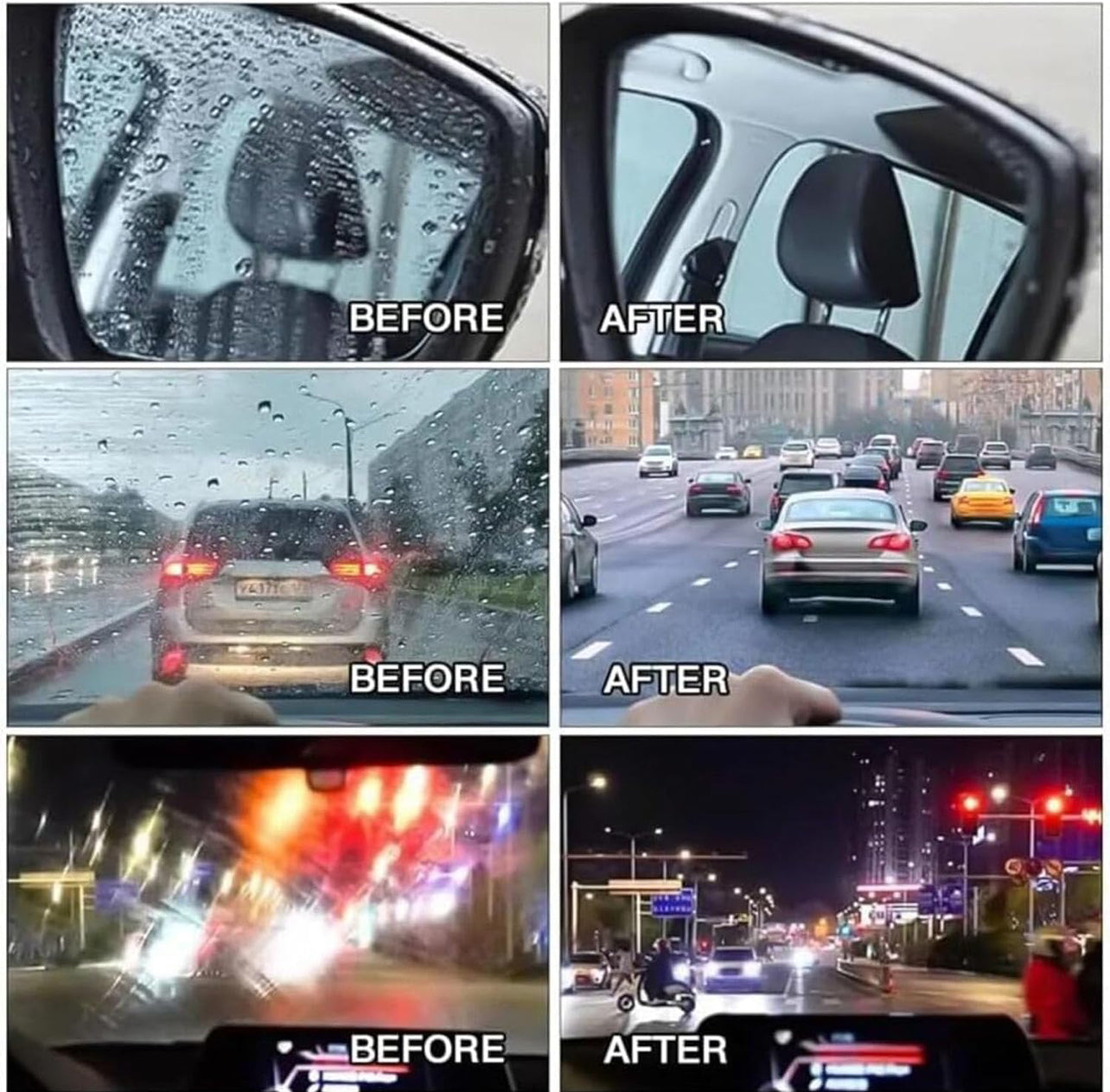 brush windshield cleaning
