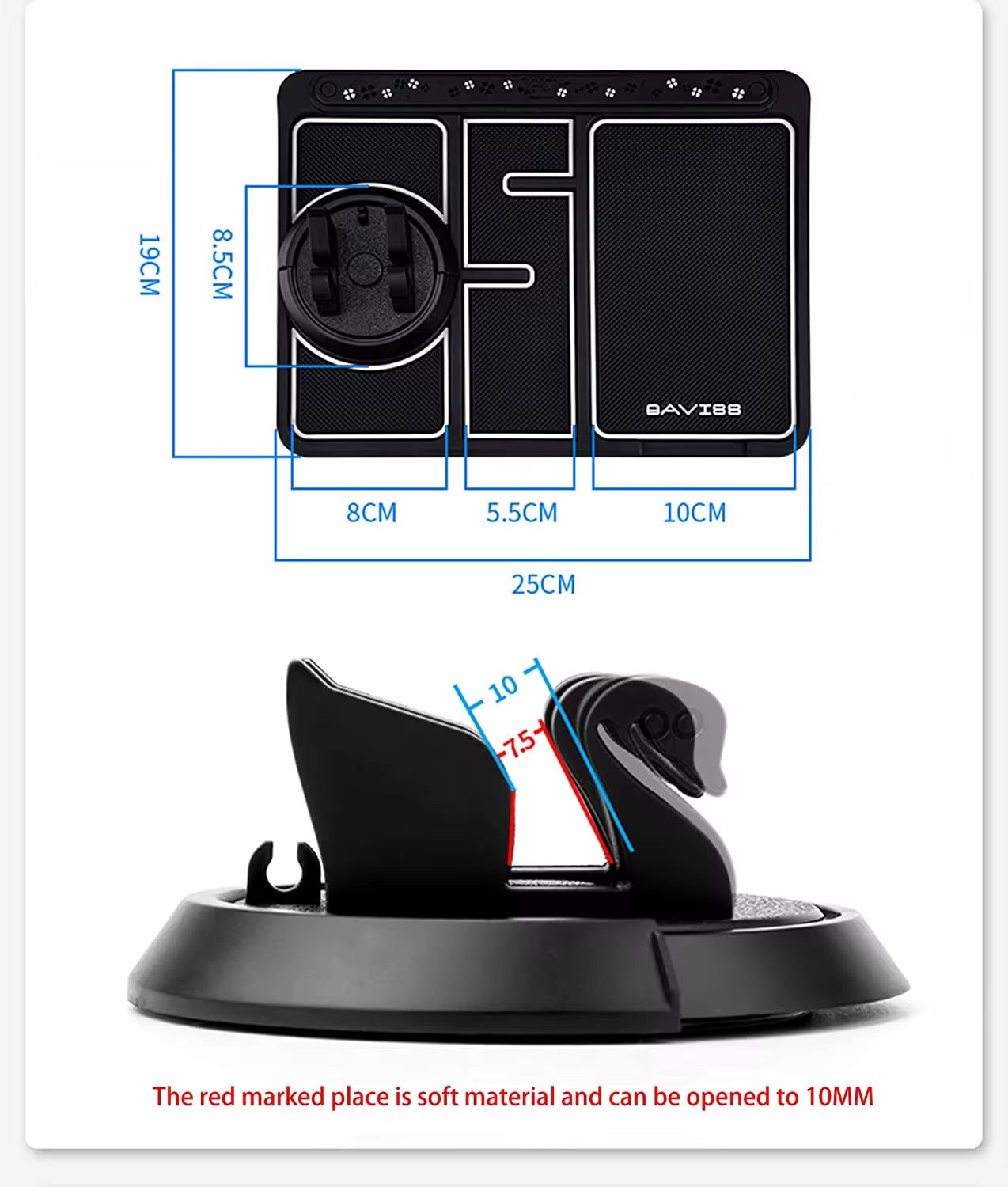 Glow Car Phone Holder