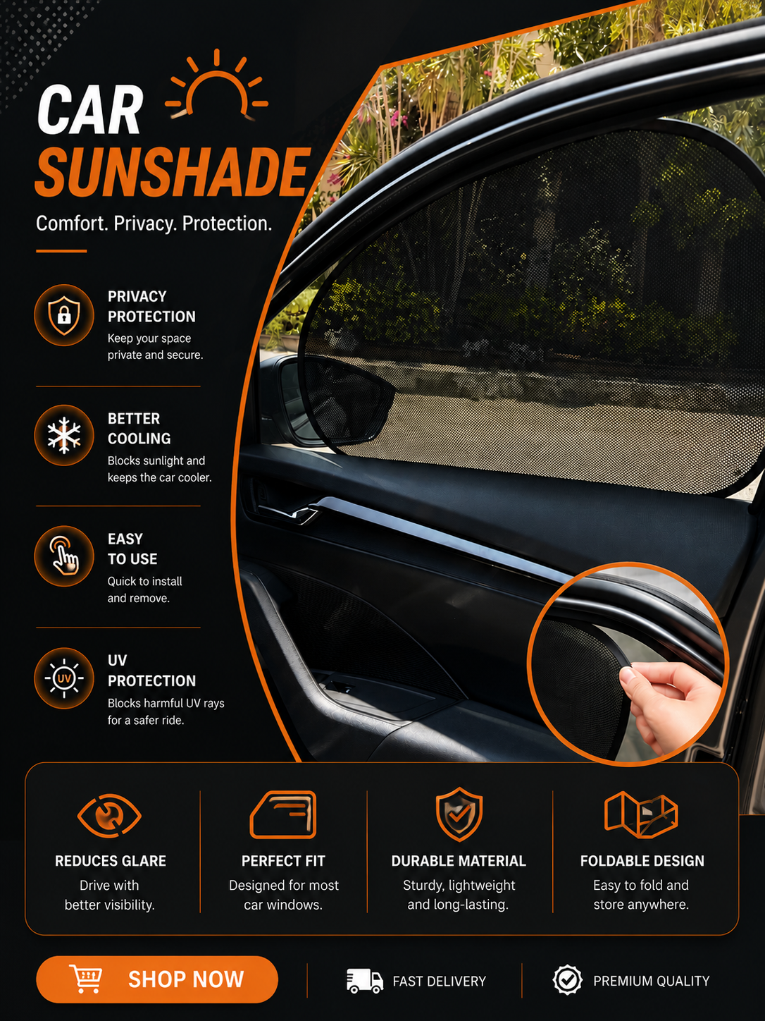 Car Window Sun Shade