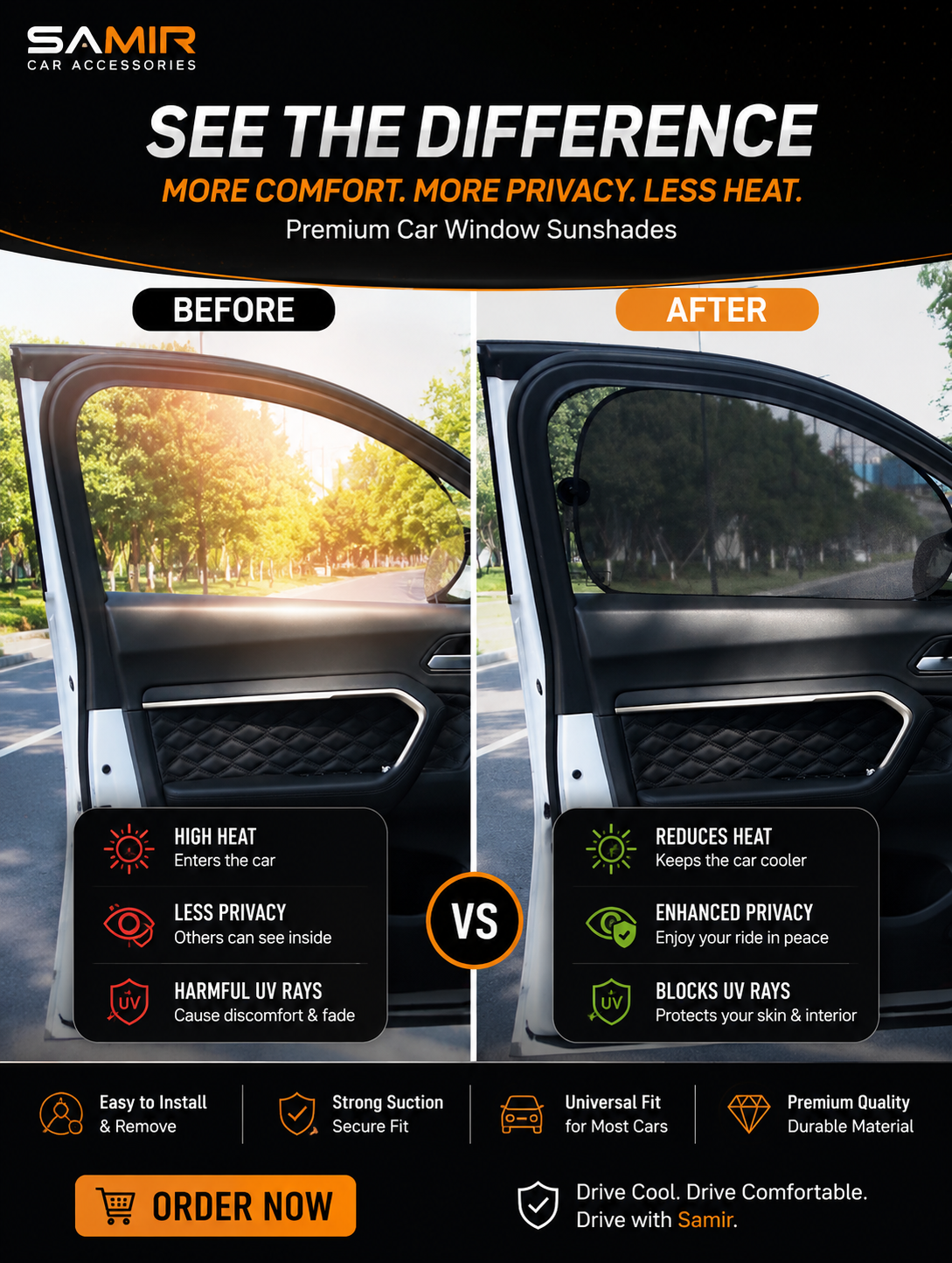 Car Window Sun Shade