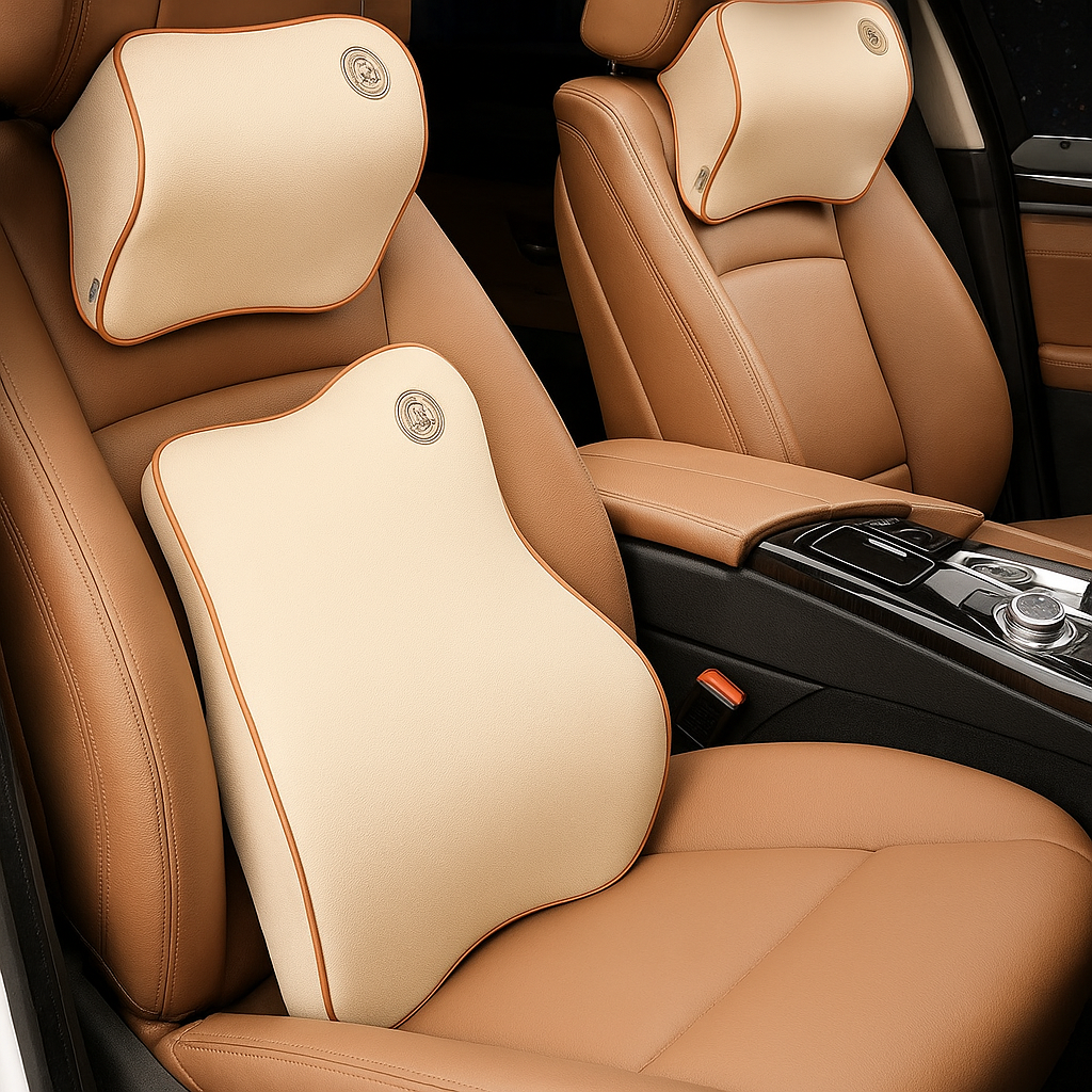 Car Lumbar & Neck Support Set