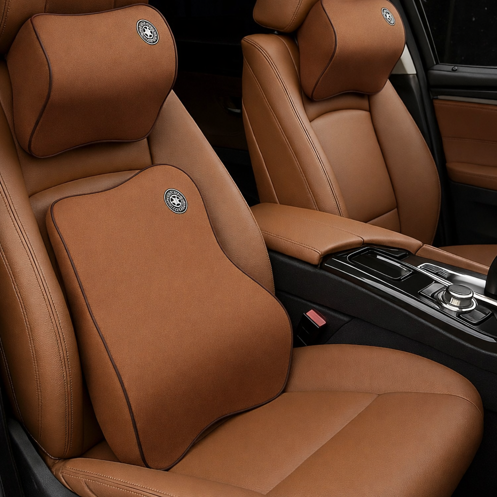 Car Lumbar & Neck Support Set