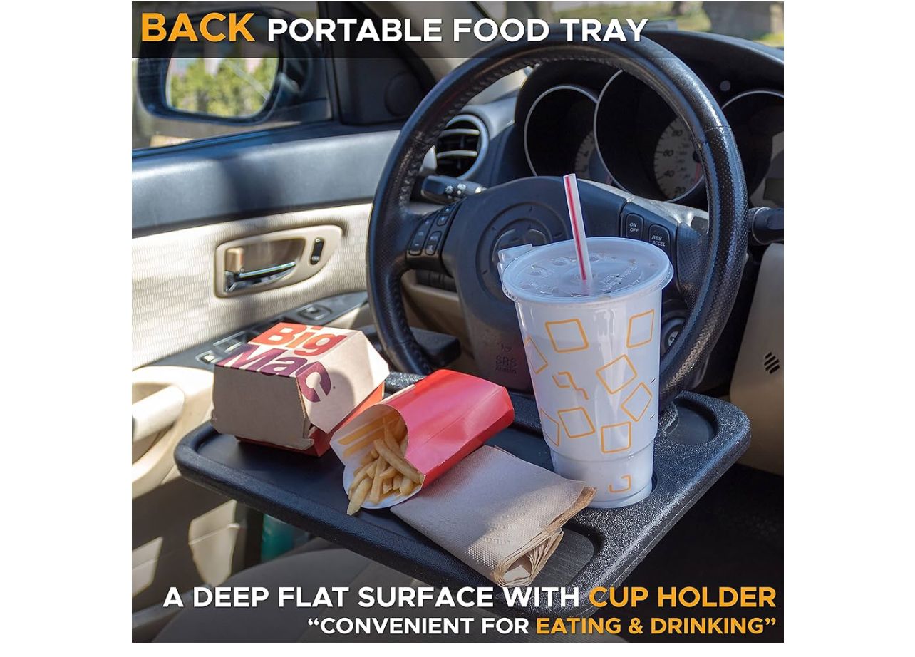 Portable Car Steering Wheel Dining